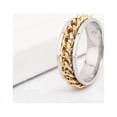 thumbnail image 4 of EeaseMX Anillo sencillo y delicado de acero inoxidable, joyería creativa, anillo de moda para hombre y niño (oro con caja, talla 9), 4 of 7