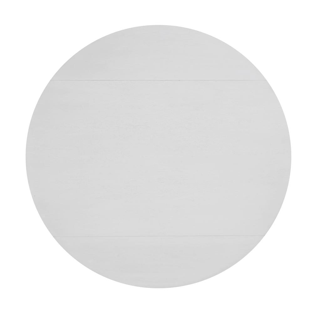 Steve Silver Naples White Wood Drop-leaf Dining Table