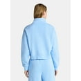 thumbnail image 3 of No Boundaries Fleece Half Zip Pullover, Women's, 3 of 5