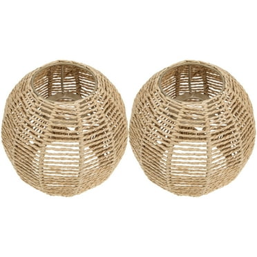 Rattan Pendant Light Lights Lantern Lampshade Ratan Lampshades for Ceiling Manual