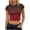 Black, variant on Short Sleeve Gingham Plaid T-Shirt for Women Dressy Checkered Tee Ideal for Spring Summer 2026 Office Outing Cute Wear
