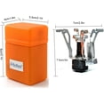 thumbnail image 2 of RioRand Camp Stove Ultralight Backpacking Camp Cookware - Black, 2 of 8
