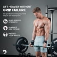 thumbnail image 2 of Agarres para levantamiento de pesas DMoose Fitness con acolchado de neopreno, 2 of 8