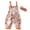 Red, variant on Odeerbi Baby Girls Boys Clothes Baby Rompers Toddler Flower Print Lace Bow Sling Cute Bloomers Jumpsuit