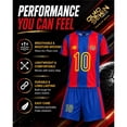 thumbnail image 5 of Quad Seven Boys Athletic Shorts Set Breathable Soccer Jersey Shirt & Soccer Shorts Set 2 Piece, 5 of 7