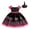 Black, variant on Cute Retro Witch Costume Dress for Teens Halloween Fancy Dress Party Cosplay Outfit Black 90