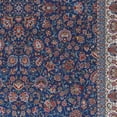 thumbnail image 5 of Contemporary Home Living 3.25' x 5' All Over Floral Area Throw Rug - Blue and Cream, 5 of 8