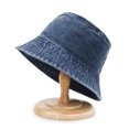thumbnail image 2 of fatyb Unisex Denim Bucket Hat Cotton Washed Outdoor Beach Hat Sun Protection Packable Vintage Fishing Cap, 2 of 3
