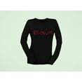 thumbnail image 5 of Old Glory Womens Halloween Horror Redrum Long Sleeve Graphic T Shirt, 5 of 6