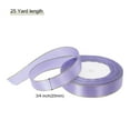 thumbnail image 2 of Wide Satin Ribbon with Gold Edges Border Grosgrain Fabric Ribbon for Gift Wrapping Wedding Bouquet Light Purple 3/4 Inch x 25 Yard, 2 of 7