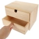 thumbnail image 4 of Caja de madera con cajones, organizador de escritorio de madera, organizador de joyas, caja organizadora de almacenamiento de mesa, 4 of 8
