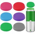 thumbnail image 2 of Pnellth 2Pcs Bottle Cover Reusable Silicone Can Lid Cover Leak-Proof Soda Beer Bottle Stoppers for Home Refrigerator, 2 of 8