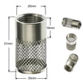 thumbnail image 6 of sunsanly Inlet Suction Strainer Stainless Steel Garden Hose Inlet Filter Mesh Easy Install Intake Hose Pickup Filter Head for Irrigation Water Pump Filter, 6 of 8