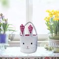 thumbnail image 4 of Hearth & Gear Easter Tote Bag Cute Cartoon Rabbit Large Capacity Children Festival Present Bag Party Decorations for Girls 12th Birthday Party Decorations for Men 60th Birthday Party Decorations for, 4 of 4