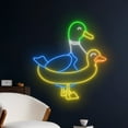 thumbnail image 3 of Handmadetneonsign Mallard Duck Neon Sign, Mallard Duck Wall Art Decor, Mallard Wall Decor, 3 of 5