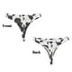 thumbnail image 2 of Balery Black And White Sheeps Tangas de Algodón para Mujer con Estampado – Ropa Interior Sexy, Transpirable, G-string-X-Large, 2 of 5