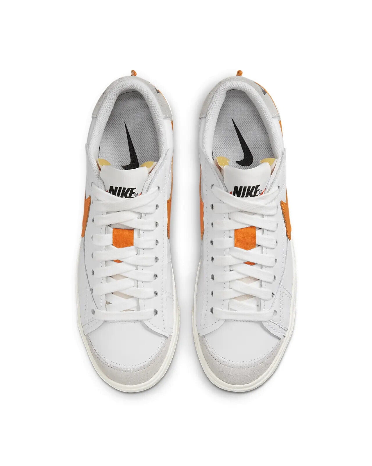 Men's Nike Blazer Low '77 Jumbo White/Alpha Orange-Grey Fog