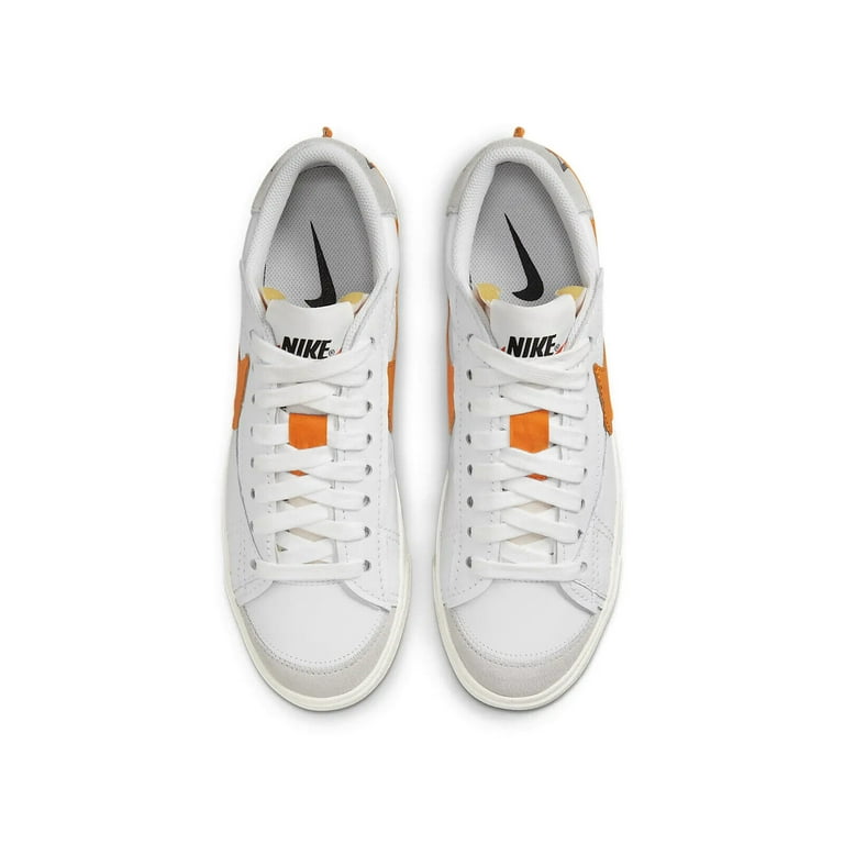 Men's Nike Blazer Low '77 Jumbo White/Alpha Orange-Grey Fog
