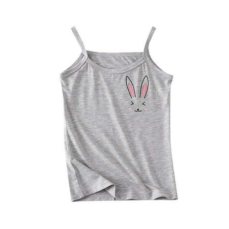 

Kids Girls Camisole Cute Print Tank Top Undershirt Breathable Girl Size 12 Clothes Undercover Camisole Toddler T Shirts Light Shirts for Kids 7-8 Girls Clothes Girl Interrupted Shirt 2t Shirt Pack