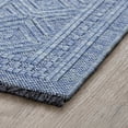 thumbnail image 5 of Alma Transitional 8' x 10' Blue and Azure Blue, Machine Washable Polyester & Cotton Indoor Area Rug, 5 of 11