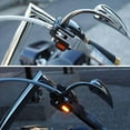 thumbnail image 4 of 2Pc LED Turn Signal Indicator Light for Touring motorcycle turn bike blinker Softail Black orange, 4 of 8