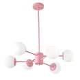 thumbnail image 2 of angelo:HOME Lloyd 6 Light Chandelier in Vintage Rose, 2 of 3