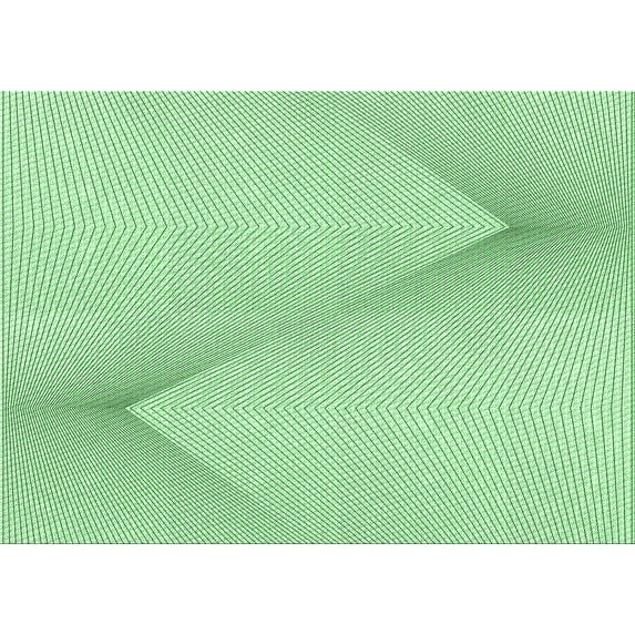 Ahgly Company Machine Washable Indoor Rectangle Transitional Mint Green Area Rugs, 2' x 4'