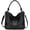 L Black-2, variant on Hobo Handbag for Women Ladies Leather Tote Shoulder Bag Large Crossbody Bags(Blue)