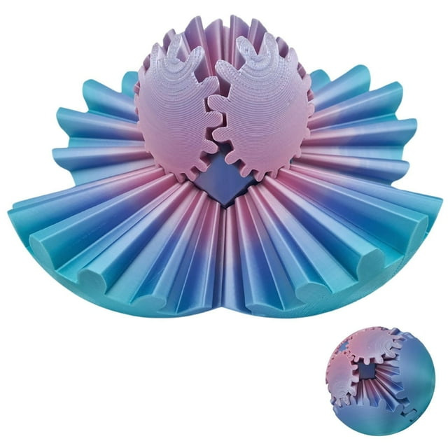 HUASHENG Engrenage d'Impression 3D Engrenage de Rotation Agitation Engrenage d'Impression 3D pour le Travail Ou les Voyages Activité Adultes et Enfants de 6 Ans et Plus