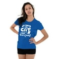 thumbnail image 4 of When I Die the Cat Gets Everything Women's Graphic T Shirt Tees Brisco Brands L, 4 of 5
