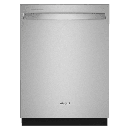 Whirlpool - 24” Dishwasher with AI Intelligent Wash and 47 dBA - Stainless Steel