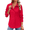 Red, variant on Zeagoo Button Down Shirts for Women Wrinkle Free Long Sleeve Collared Dress Blouses Casual Work Office Tunics Tops