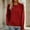*Red, variant on ClodeEU Women's Cardigan Sweater,Long Sleeve Button Down Crew Neck Knit Cardigan,Casual Knit Sweater Coffee,Womens Plus S