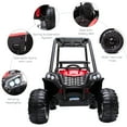 thumbnail image 6 of Aosom 12V Dual Motor Kids UTV, Battery Powered Electric Ride on Truck with Forward and Reverse Function, Lights, MP3/USB, Suspension, Remote Control, Red, 6 of 9