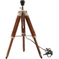 thumbnail image 2 of Marine Small Desk Maritime Natural Wooden Tripod Nautical Office Lamp (Without Shade), 2 of 2