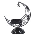 thumbnail image 1 of KAKOWELY Candelabro de metal con base estable, candelabro de luna hueca, 1 of 5