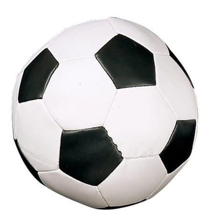 PerfectPitch Soft Sport Soccer Ball White & Black