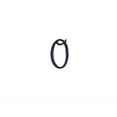 thumbnail image 1 of Small Script Modern House Number O, 1 of 1