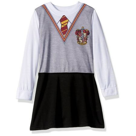 harry potter girls' hermoine school uniform sleep gown - Walmart.com