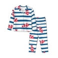 thumbnail image 1 of Balery Clown Fish Conjunto de Pijama con Estampado para Mujer, Conjunto de Dos Piezas con Manga Larga, Ropa de Dormir Suave con Bolsillos, Pijamas Cómodos-X-Large, 1 of 7