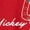RED, variant on Mickey & Friends - Mickey Mouse Tropical Silhouette - Men's Long Sleeve T-Shirt