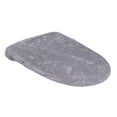 thumbnail image 3 of Tapa de inodoro para baño, protector de asiento de baño, a prueba de polvo, más gruesa y suave. gris claro, 3 of 9