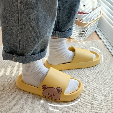 

Shoes House Slippers Platform Low Luxury Slides Slipers Women Summer Flat Designer 2022 Massage Rome PU Rubber Basic Flat Shoes