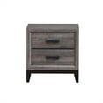 thumbnail image 3 of Global Furniture USA KATE-FOIL GREY-NS Kate Table de Nuit - Gris Feuille, 3 of 3