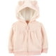 thumbnail image 1 of Suéter con capucha para bebé Simple Joys de Carter's Pink 6-9M, 1 of 4