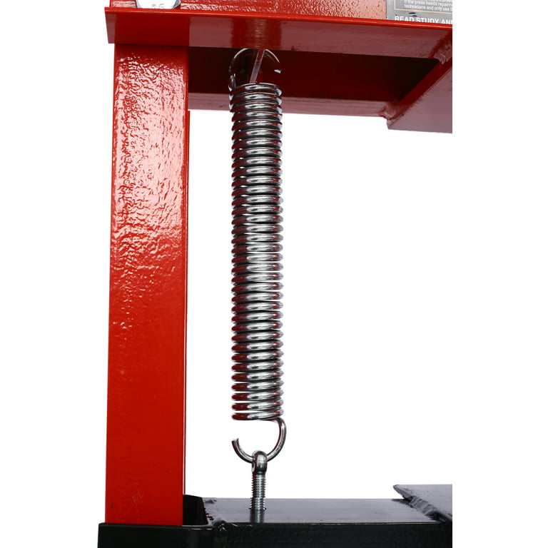 Big Red 12-Ton Shop Press with Stamping Plates T51201 - The Home Depot