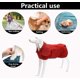 thumbnail image 3 of brillar Abrigo de secado para perros, toalla de baño para perros, toalla de microfibra de secado rápido para bata de baño para mascotas, S (a-5-f6), 3 of 4