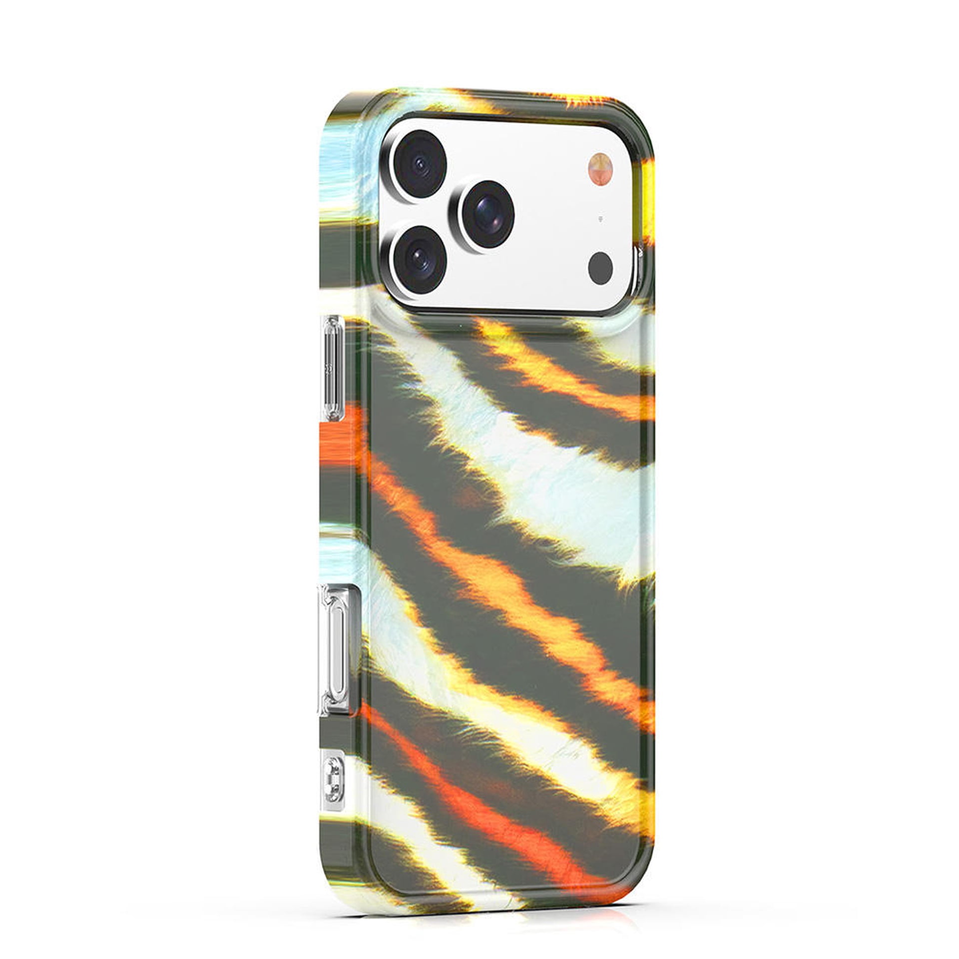 Stylish Exotic Animal Pattern Cover for iPhone 17 Pro - Tiger