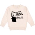 thumbnail image 2 of Inktastic Someone in Arizona Loves Me Toddler Sweatshirt, 2 of 4