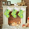 thumbnail image 7 of Coolnut 17.7 Inch Christmas Stockings, 1 PCS Avocado Pattern Presonalized Large Stocking Sock for Family Holiday Xmas Party Decorations, 7 of 7